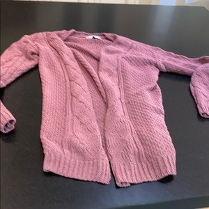 Dusty rose women’s cardigan